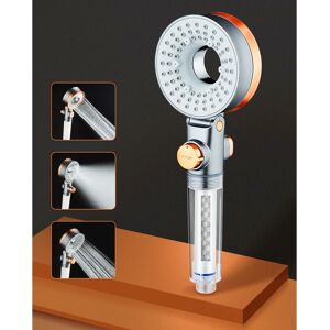 Denuotop - Water Saving Shower Head, Anti Limescale Hand Shower with Filter, High Pressure Shower Head with 3 Jet Modes, spa Shower Head