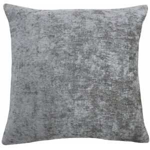 Hampton Chenille Cushion Cover, Grey, 50 x 50 Cm - Riva Paoletti