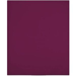 BERKFIELD HOME Royalton Jersey Fitted Sheet Bordeaux 90x200 cm Cotton