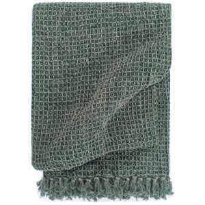 Berkfield Home - Royalton Throw Cotton 125x150 cm Dark Green