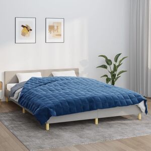 BERKFIELD HOME Royalton Weighted Blanket Blue 200x220 cm 13 kg Fabric