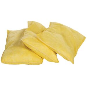 Spill Control S-Eco Chemical Pillows 38 x 23cm, Pack of 16 - Yellow - Solent