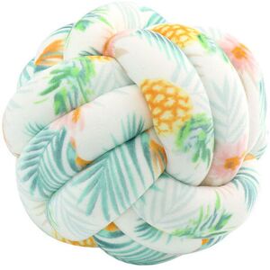 Neige - Small knotted sofa cushion three-strand three-ball pillow decorative cushion(pineapple)