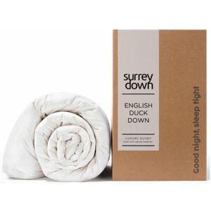 Home White Duck Down Duvet, 10.5 Tog, Double - Surrey Down