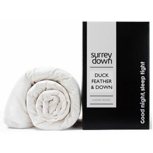 Surrey Down - Home White Duck Feather And Down Duvet, 4.5 Tog, King