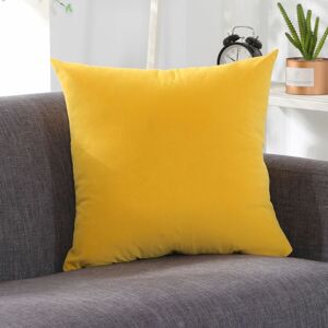 LANGRAY Throw Pillow Case, Colorful Multi-Color Optional Soft Plain Cushion Solid Pillow Sofa Cushion Office Cushion Pillow Cover 40x40CM(With Insert)