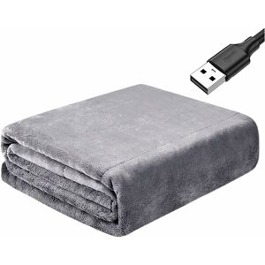 HÉLOISE Usb Electric Heated Blanket Ultra-Soft Flannel Heating Cape, usb Heating Shawl and Heated Plaid Blanket for Office Sofa Chair-Machine Washable