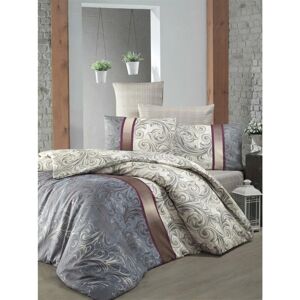 Modalisa - Victoria Hurrem Damask Soft Polycotton Luxury Elegance Duvet Cover Set with Pillowcases Single 135x200 cm + 50x75 cm Pillow Case