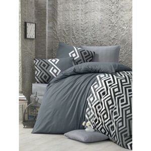 Modalisa - Victoria Yaren Geometric Soft Polycotton Luxury Elegance Duvet Cover Set with Pillowcases Single 135x200 cm + 50x75 cm Pillow Case