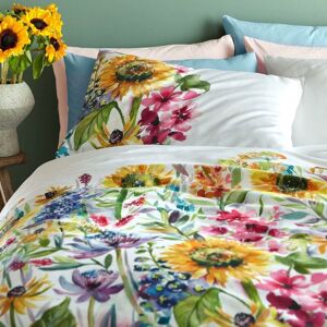 Sunflower Summer 100% Cotton King Size Duvet Cover Set Bed Bedroom Bedding - Multi - Voyage Maison