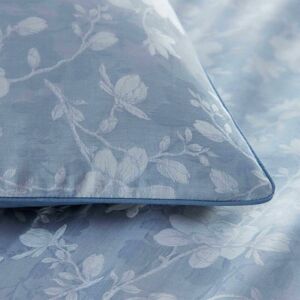 Wedgwood - Magnolia Jasper 220TC 100% Cotton Double Duvet Cover Sets Bedding Bed Sets - Blue