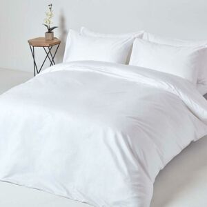 Homescapes - White Egyptian Cotton Duvet Cover Set 1000 Thread Count, Single - White