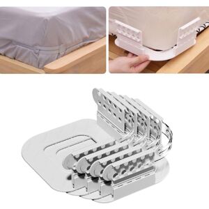 YS-YALOTRS 4-Pack Bed Sheet Support, Mounted Sheet Support Keeps Sheets Firm and Tight, Non-Slip Sheet Fasteners with Easy-to-Install Locking Strip, Gray YS-YALOTRS 4-Pack Bed Sheet Support, Mounted Sheet Support Keeps Sheets Firm and Tight, Non-Slip Sheet Fasteners with Easy-to-Install Locking Strip, Gray