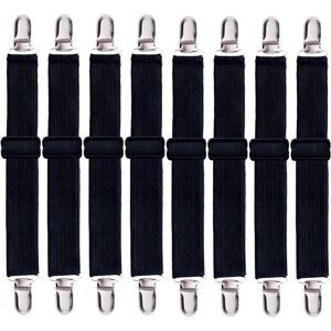 Linghhang - 8 Pack Bed Sheet Straps, Adjustable Fitted Sheet Strap Clips, Heavy Duty Bed Sheet Clips Holder for Bed Sheets, Mattress Covers, Sofa. Linghhang - 8 Pack Bed Sheet Straps, Adjustable Fitted Sheet Strap Clips, Heavy Duty Bed Sheet Clips Holder for Bed Sheets, Mattress Covers, Sofa.