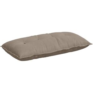 Back Pillow Taupe 100 x 50 cm Microfibre Fabric vidaXL Back Pillow Taupe 100 x 50 cm Microfibre Fabric vidaXL
