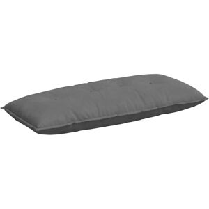 Back Pillow Dark Grey 120 x 50 cm Microfibre Fabric vidaXL Back Pillow Dark Grey 120 x 50 cm Microfibre Fabric vidaXL