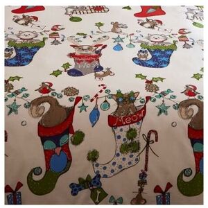 Portfolio Home - Christmas Pets Double Duvet Cover Set Christmas Bedding Bed Set Reversible Portfolio Home - Christmas Pets Double Duvet Cover Set Christmas Bedding Bed Set Reversible