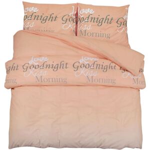 vidaXL Pink Cotton Bedding Set 200x200 cm - Bedding Set vidaXL Pink Cotton Bedding Set 200x200 cm - Bedding Set