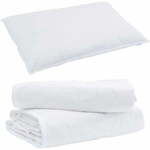 Duvet Set with Pillow 2 pcs White 135 x 200 cm Down Vidaxl Duvet Set with Pillow 2 pcs White 135 x 200 cm Down Vidaxl