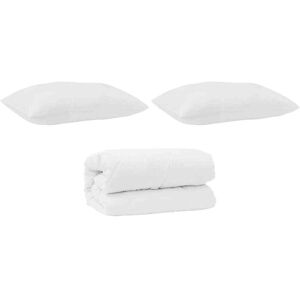 Vidaxl - Duvet Set with Pillow 2 pcs White 155 x 220 cm Down Vidaxl - Duvet Set with Pillow 2 pcs White 155 x 220 cm Down
