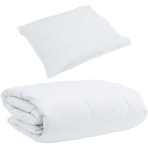 Winter Duvet with Pillow 2 pcs White Down Feather vidaXL Winter Duvet with Pillow 2 pcs White Down Feather vidaXL