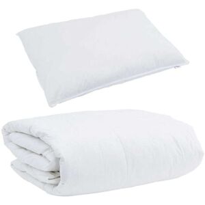 Vidaxl - Duvet Set with Pillow 2 pcs White 155 x 220 cm Down Vidaxl - Duvet Set with Pillow 2 pcs White 155 x 220 cm Down