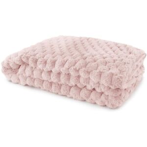 Emma Barclay - Lush Luxurious Faux Rabbit Fur Throw For Sofa Blanket Blush 127x152cm - Pink Emma Barclay - Lush Luxurious Faux Rabbit Fur Throw For Sofa Blanket Blush 127x152cm - Pink