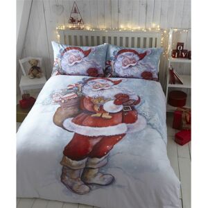 PORTFOLIO HOME Father Christmas Santa Claus Double Duvet Cover Set Snow Quilt Bedding PORTFOLIO HOME Father Christmas Santa Claus Double Duvet Cover Set Snow Quilt Bedding