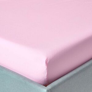 Homescapes - Pink Egyptian Cotton Deep Fitted Sheet 200 Thread Count, Double - Pink Homescapes - Pink Egyptian Cotton Deep Fitted Sheet 200 Thread Count, Double - Pink
