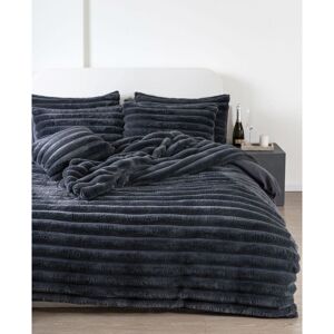 Kampala Hill Big Cord Teddy Charcoal Duvet Cover Set Double Bedding Set Kampala Hill Big Cord Teddy Charcoal Duvet Cover Set Double Bedding Set