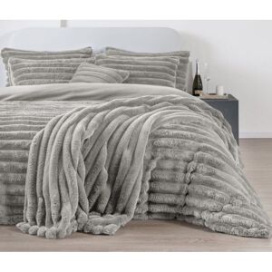 Kampala Hill Big Cord Teddy Silver Duvet Cover Set Double Bedding Set Kampala Hill Big Cord Teddy Silver Duvet Cover Set Double Bedding Set