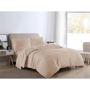 Kampala Hill - Plain Dye Flannelette Bedding Brushed Cotton Duvet Cover Set Latte Single Kampala Hill - Plain Dye Flannelette Bedding Brushed Cotton Duvet Cover Set Latte Single