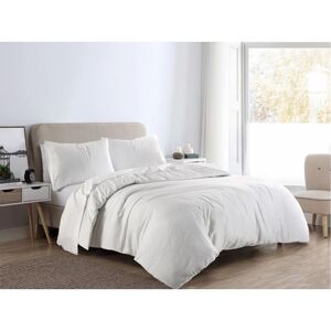 Kampala Hill Plain Dye Flannelette Bedding Brushed Cotton Duvet Cover Set White Super King Kampala Hill Plain Dye Flannelette Bedding Brushed Cotton Duvet Cover Set White Super King