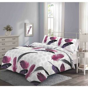 Kampala Hill - Purple Feathers Duvet Cover Set Animal Themed King Bedding Set Kampala Hill - Purple Feathers Duvet Cover Set Animal Themed King Bedding Set