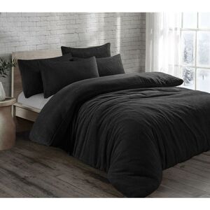 Kampala Hill - Teddy Bear Fleece Duvet Cover Set Bedding Warm Black King Kampala Hill - Teddy Bear Fleece Duvet Cover Set Bedding Warm Black King