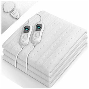 Dewdat - lost Double Electric Heated Mattress Topper 160x140cm with Automatic Shut-Off Thermal Blanket - 2 Temperature Zones Adjustable Mattress Dewdat - lost Double Electric Heated Mattress Topper 160x140cm with Automatic Shut-Off Thermal Blanket - 2 Temperature Zones Adjustable Mattress