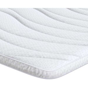vidaXL Mattress Pad 160x200cm White Non-Adhesive Polyester - Mattress Cover vidaXL Mattress Pad 160x200cm White Non-Adhesive Polyester - Mattress Cover