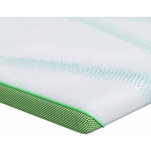 vidaXL Mattress Pad White Green 160x200cm - Mattress Pad vidaXL Mattress Pad White Green 160x200cm - Mattress Pad