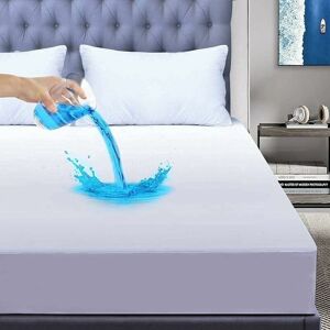 TEHTUY Mattress protector 90x200cm, waterproof fitted sheet, mattress cover, storage, bamboo fiber, breathable, hypoallergenic, anti-mite, antibacterial, TEHTUY Mattress protector 90x200cm, waterproof fitted sheet, mattress cover, storage, bamboo fiber, breathable, hypoallergenic, anti-mite, antibacterial,