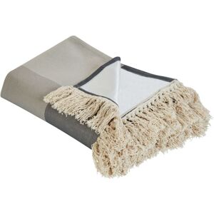 BELIANI Picnic Blanket LUNDA 200 x 200 cm Grey BELIANI Picnic Blanket LUNDA 200 x 200 cm Grey