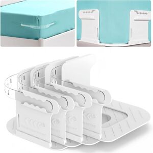TORMATOR Removable sheet clips, easy to install, suitable for mattresses 15 to 30 cm thick the sheet clips can keep sheets firm and tight 6 pieces of fitted TORMATOR Removable sheet clips, easy to install, suitable for mattresses 15 to 30 cm thick the sheet clips can keep sheets firm and tight 6 pieces of fitted