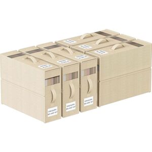 TEHTUY Set of 6 Bed Sheet Storage Bags, Foldable Linen Storage Box, Minimalist, Beige TEHTUY Set of 6 Bed Sheet Storage Bags, Foldable Linen Storage Box, Minimalist, Beige