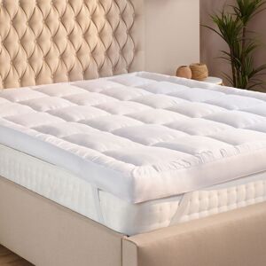 Slumberdown Ultra Soft 10cm Deep Mattress Topper for Double Bed - Breathable & Non-Allergenic Slumberdown Ultra Soft 10cm Deep Mattress Topper for Double Bed - Breathable & Non-Allergenic