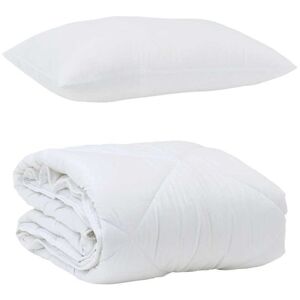 vidaXL Summer Duvet with Pillow 2 pcs White - Duvet Set vidaXL Summer Duvet with Pillow 2 pcs White - Duvet Set