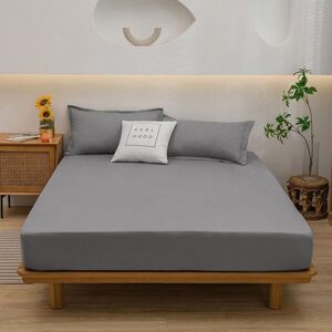 Thick Stretch Jersey Fitted Mattress Sheet, 180x200cm, Percale Cotton Mattress Protector (grey) Thick Stretch Jersey Fitted Mattress Sheet, 180x200cm, Percale Cotton Mattress Protector (grey)