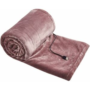 Gotrays - usb Electric Heated Blanket, 140x80cm Electric Heated Blanket Flannel with 3 Heating Levels Machine Washable Fast Heating Blanket, Pink Gotrays - usb Electric Heated Blanket, 140x80cm Electric Heated Blanket Flannel with 3 Heating Levels Machine Washable Fast Heating Blanket, Pink