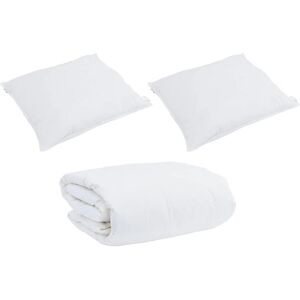 vidaXL Duvet Set - White - 240x260cm - Down vidaXL Duvet Set - White - 240x260cm - Down