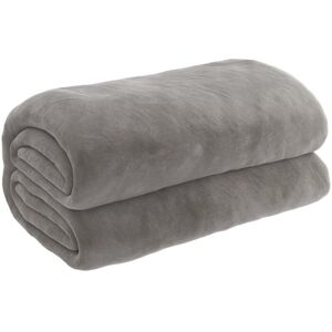 vidaXL Weighted blanket with cover gray 150x200 cm 11 kg fabric vidaXL Weighted blanket with cover gray 150x200 cm 11 kg fabric