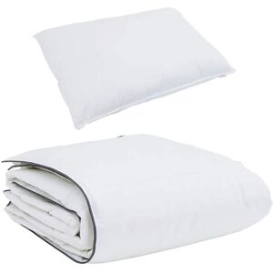 Vidaxl - Duvet Set with Pillow 2 pcs White 150 x 200 cm Down Vidaxl - Duvet Set with Pillow 2 pcs White 150 x 200 cm Down