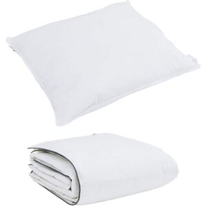 Duvet Set with Pillow 2 pcs White 140 x 220 cm Down Vidaxl Duvet Set with Pillow 2 pcs White 140 x 220 cm Down Vidaxl